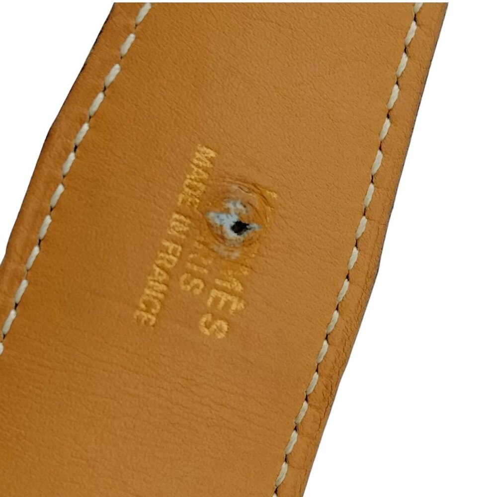 705364AG (S6) Hermes Belt Black Leather - Picture 8 of 10